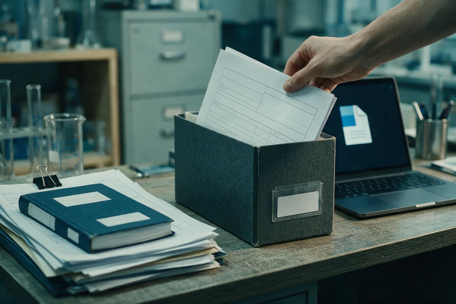 Laboratory documents and certificates